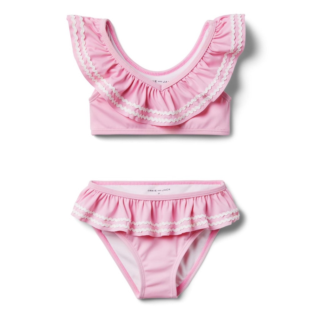 Janie and Jack 7 years old girl’s Barbie style swimming suit new